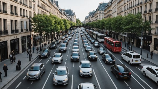 How can AI be used to optimize traffic flow in urban transportation systems?
